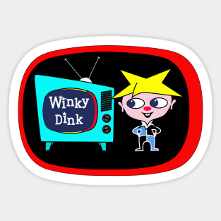 Retro Winky Dink! Sticker